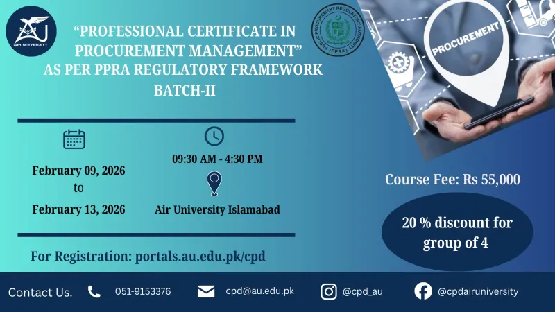 Professional Certificate in Procurement Management