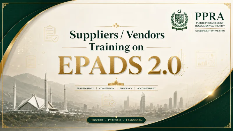 (14th May) EPADS 2.0 Vendor & Supplier Training