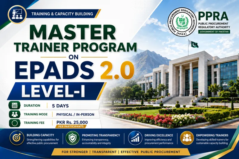 Revised Dates: Master Trainer Program on EPADS 2.0 (Level-I), 14–18 September 2026