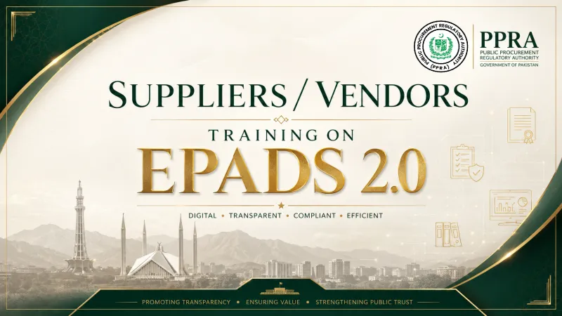 (04 Sep) EPADS 2.0 Vendor & Supplier Training