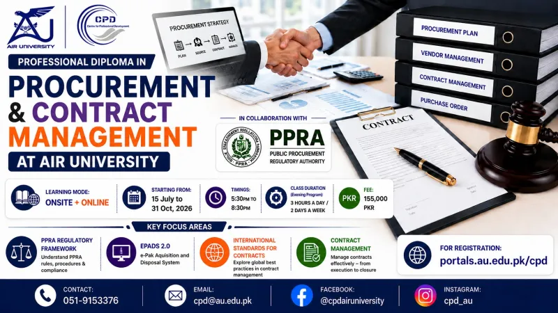 Professional Diploma in Procurement and Contract Management